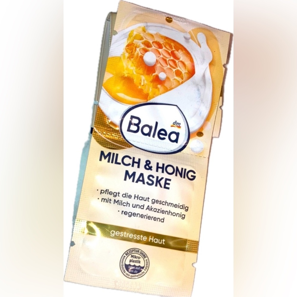 Balea Milk & Honey Face Mask German Face Skin Care